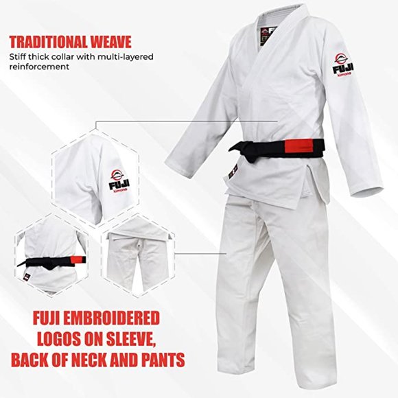 Fuji Brazilian Jiu-Jitsu Gi BJJ - White - Picture 2 of 7